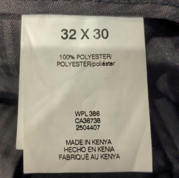 Reaction Kenneth Cole Stretch Slim Fit Black Dress Pants - Picture 8 of 9